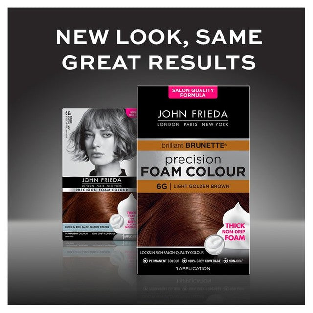 John Frieda hair dye in Light Golden Brown 6G, UK version