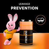 Duracell Plus 9V alkaline batteries 4-pack - British product