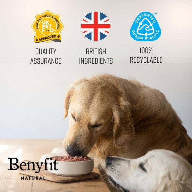 Benyfit Natural chicken raw dog food 1kg - British product