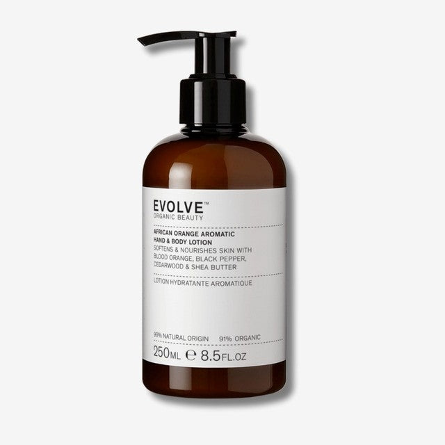 Evolve Beauty African Orange hand and body lotion 250ml - British product