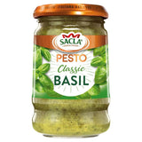 Sacla Classic Basil Pesto 190g (British brand)