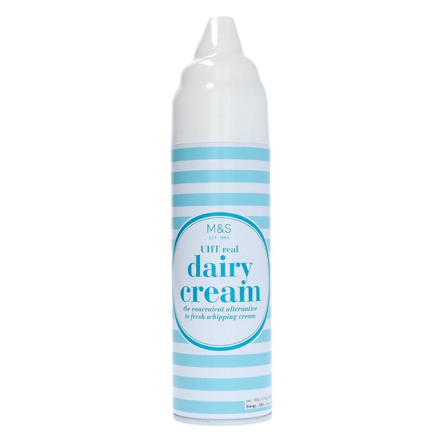 M&S UHT Dairy Cream 250ml, imported from the UK