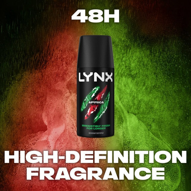 Lynx Africa deodorant body spray 35ml, UK version