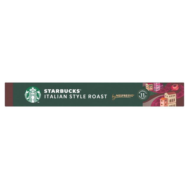 Starbucks Italian Roast coffee capsules 10 pack (British brand)