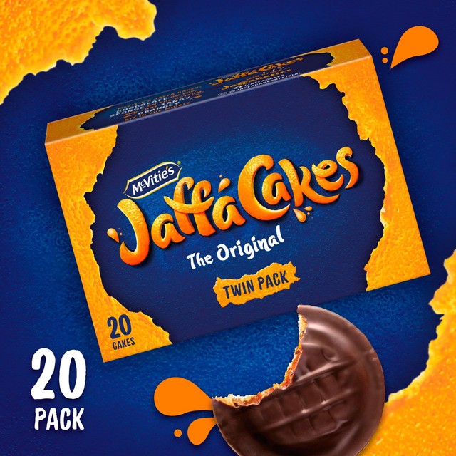 McVitie's Jaffa Cakes Original twin pack, imported from the UK