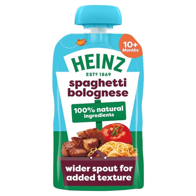 Heinz spaghetti bolognese baby food pouch 180g (British brand)