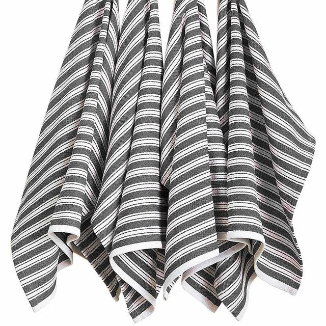 M&S tea towels dark grey 4 pack, imported from the UK