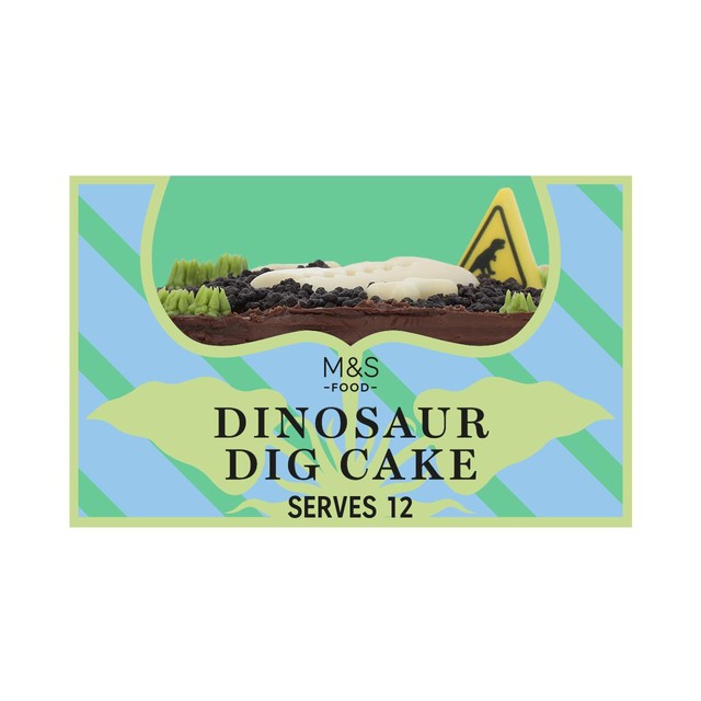 M&S dinosaur dig cake 800g - British product