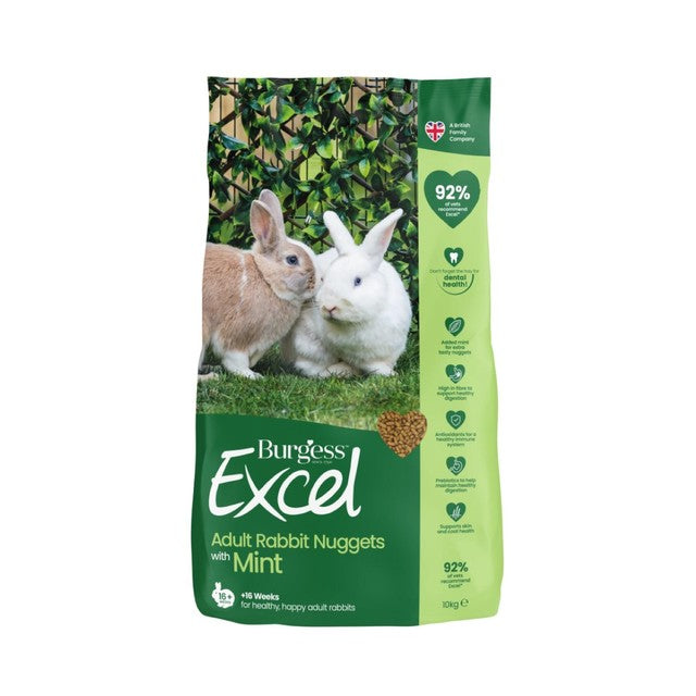 Burgess Excel Adult Rabbit Food with Mint - British product