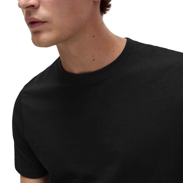 M&S men's cotton crew neck t-shirt black XL, imported from the UK