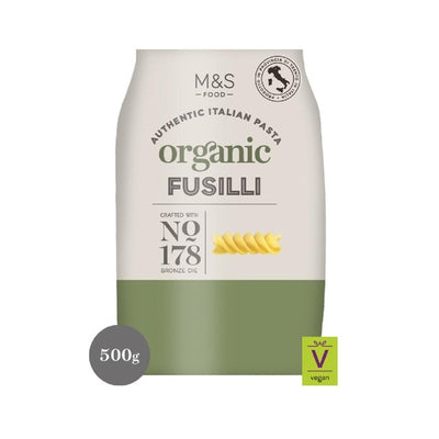M&S Organic Fusilli Pasta 500g