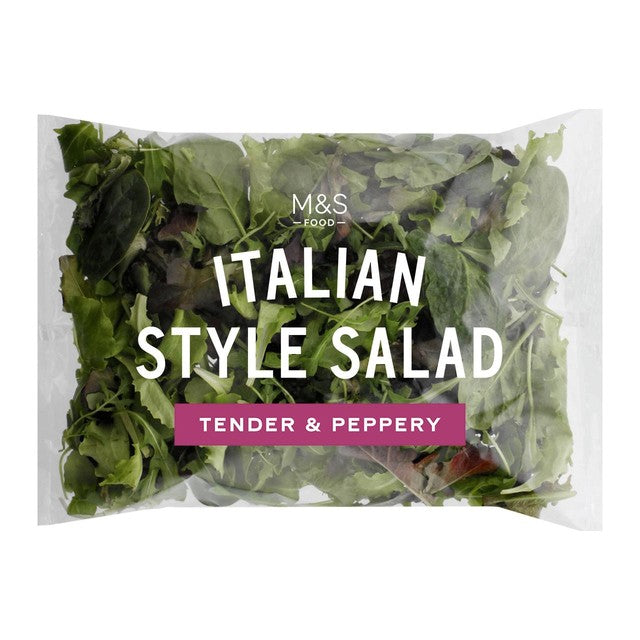 M&S peppery baby leaf salad 140g, imported from the UK