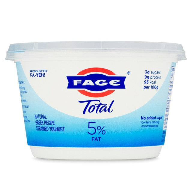 Fage Total 5% fat natural Greek yoghurt 450g - British product