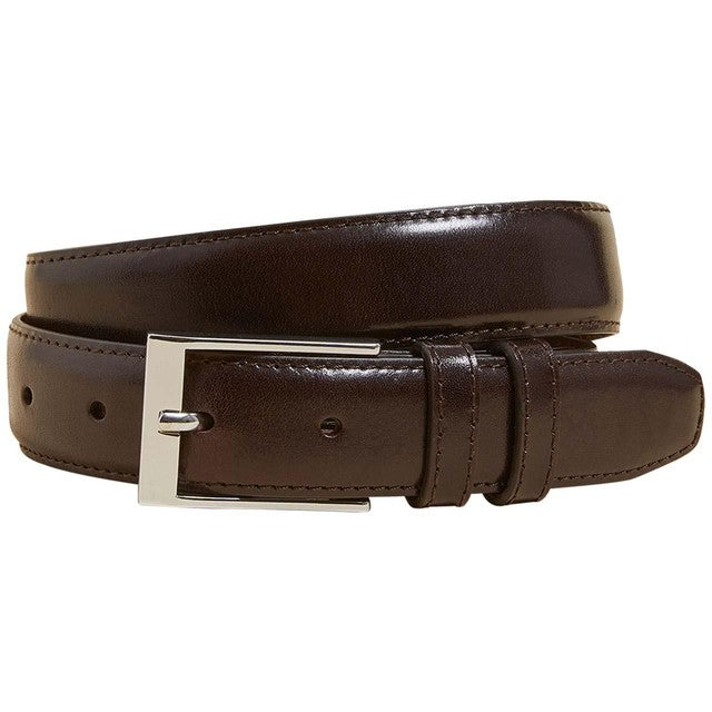 M&S men's leather belt brown 30-32 sized imported from the UK