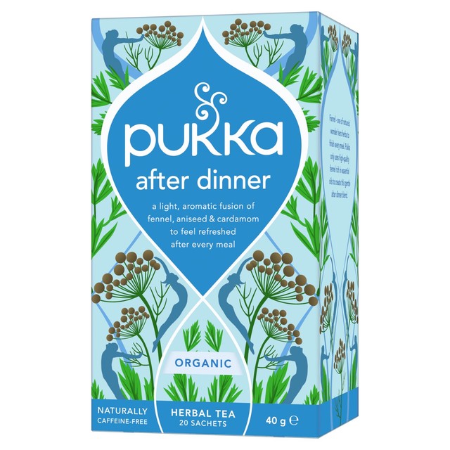 Pukka After Dinner herbal tea bags 20 bags, imported from the UK