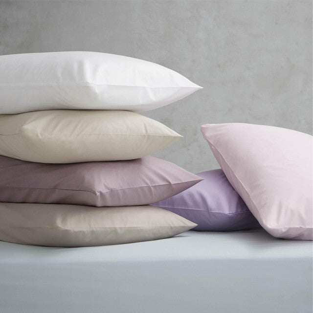 Catherine Lansfield white easy iron percale pillowcase pair 50x75cm - British product
