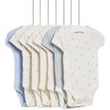 M&S infant bodysuits 7-pack 9-12 months dog prints, imported from the UK