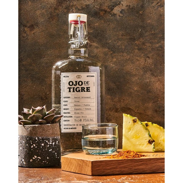Ojo De Tigre Mezcal 70cl, imported from the UK