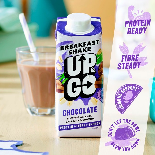 Up&Go chocolate breakfast drink 300ml (British brand)