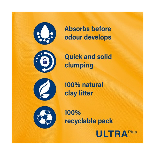 Catsan Ultra Clumping Odour Control Cat Litter 5L - British product