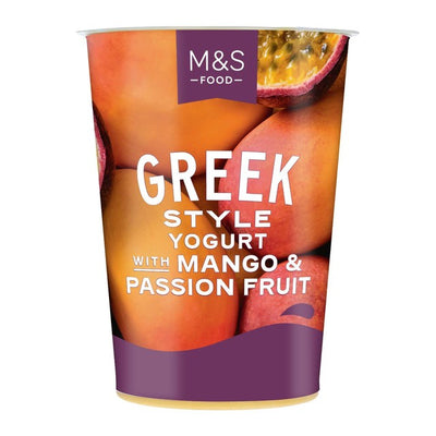 M&S Mango & Passion Fruit Greek Style Yogurt 450g