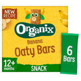 Organix banana oaty bars 6 x 23g, imported from the UK