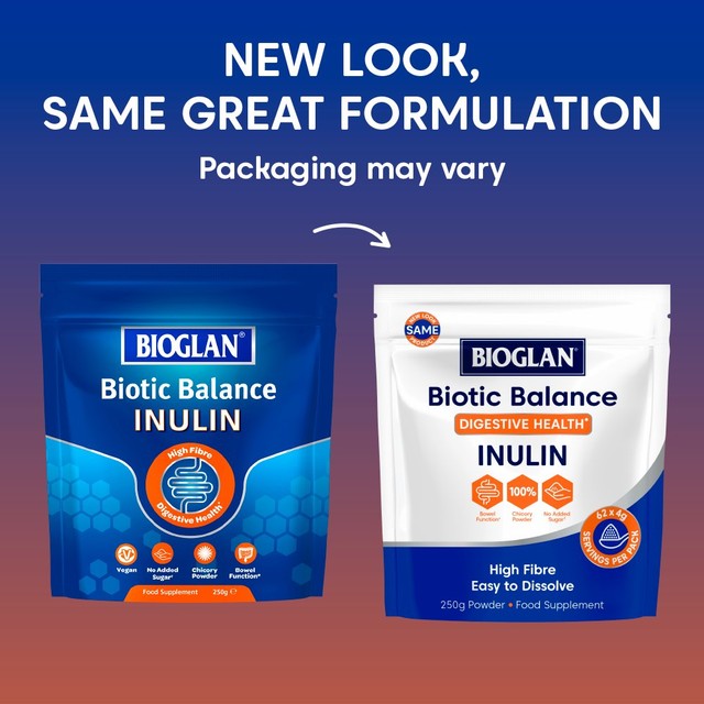 Bioglan Inulin fibre supplement powder 250g - British product