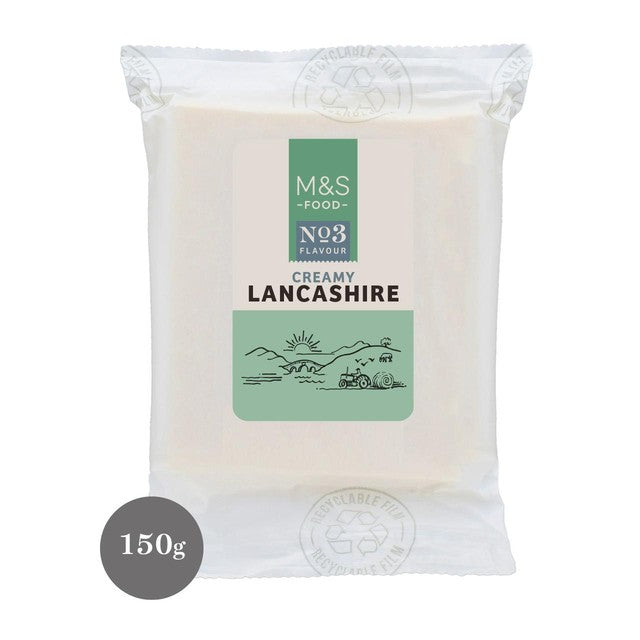M&S Creamy Lancashire cheese 150g, imported from the UK
