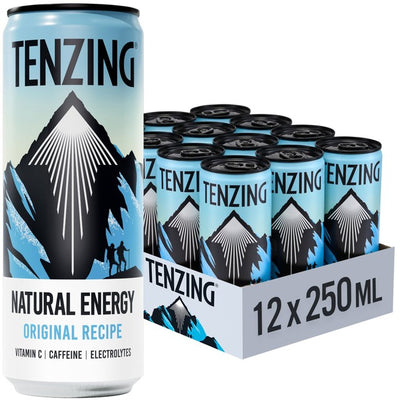 Tenzing Natural Energy Original Recipe Case Energy Drink 12 x 250ml