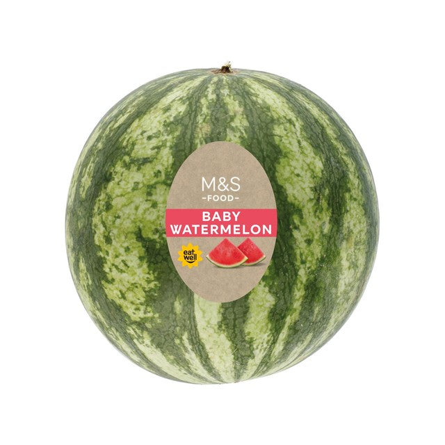 M&S Perfectly Ripe Extra Small Baby Watermelon 1kg, imported from the UK