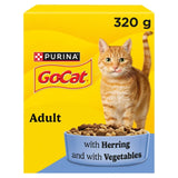 Go-Cat dry cat food herring with vegetables 320g, UK version