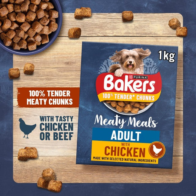 Bakers beef dry dog food 2.7kg - British product
