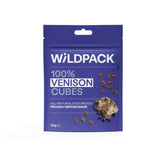 Wild Pack venison cubes dog treats 60g (British brand)