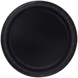 Midnight Black Paper Party Plates