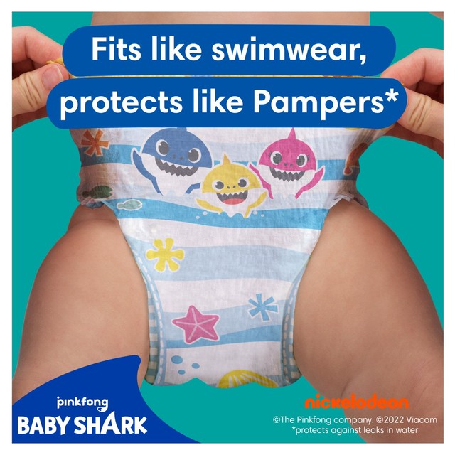 Pampers Splashers disposable swim nappies size 5-6 (14+kg), imported from the UK