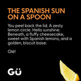 Gu Spanish lemon cheesecake dessert 2 x 85g, UK version