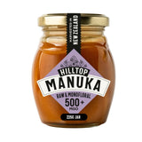 Hilltop Honey Manuka MGO500+ honey 225g jar, UK version