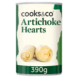 Cooks & Co artichoke hearts in brine 390g - British product