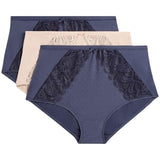 M&S Amelia Lace Full Briefs Thunder Size 10 - British product