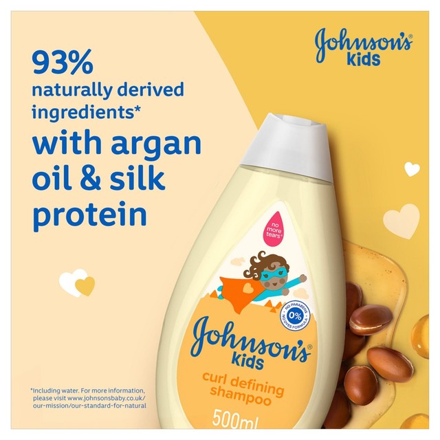 Johnson's Baby Kids Curl Defining Shampoo 500ml, UK version