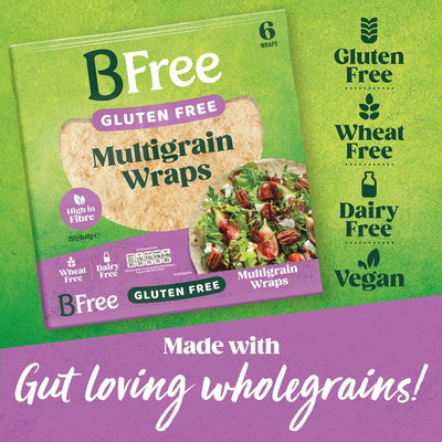 BFree Multigrain Plain Glutenfrie Wraps 6 x 42 g