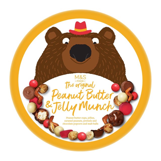 M&S Peanut Butter Jelly Munch snack mix 544g, imported from the UK