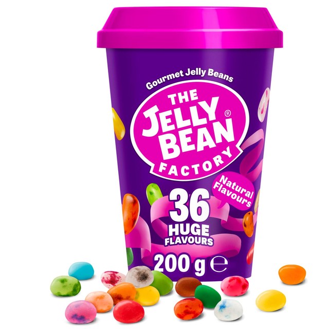 Jelly Bean Factory Jelly Bean Cup 36 Flavours 200g, UK version