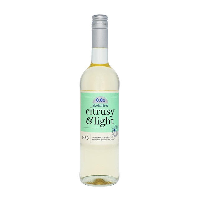 M&S Sauvignon Blanc alcohol free wine 75cl, imported from the UK