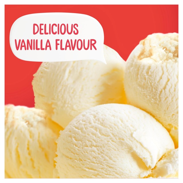 Wall's soft scoop vanilla ice cream 1.8L tub (British brand)
