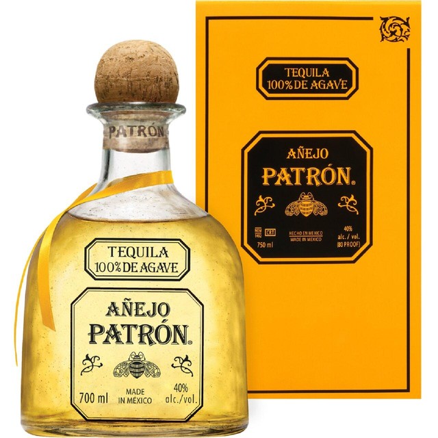 Patron Anejo Tequila 70cl, imported from the UK