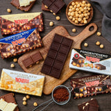 Novi dark chocolate hazelnuts bar 130g - British product