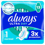 Always Ultra Normal Sanitary Towels with Wings Size 1 - British product