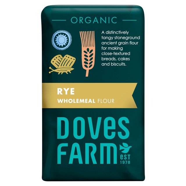 Doves Farm wholemeal rye flour 1kg - British product