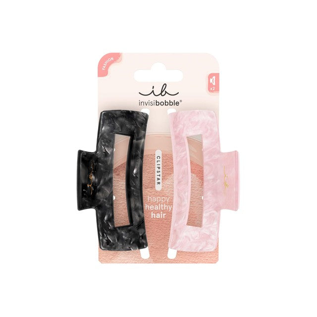 Invisibobble hair clips Eclipse Glossy L 2pc, UK version